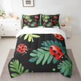 thumbnail image 2 of YST Ensemble de Literie Ladybug Mignon 7 Pcs, Insecte Ladybug Cartoon avec Feuilles Botaniques, Taille Complète, 2 of 5