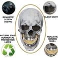 thumbnail image 4 of Máscara de calavera JAMW Halloween de cabeza completa con mandíbula MÓVIL, 4 of 5