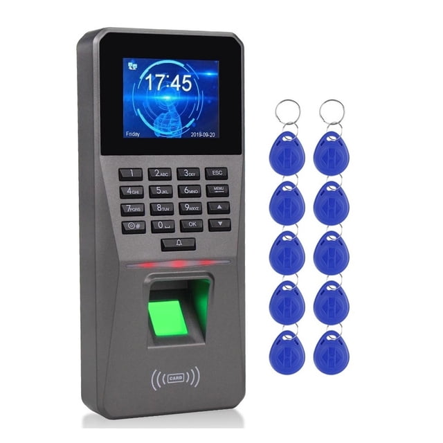 Fingerprint Time Attendance Machine TCP / IP Staff Check-in Time Clock Recorder Biometric Access Controller USB ,Easy to Use