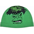 thumbnail image 4 of Avengers Short Sleeve Onesie with Cap, Hulk Bodysuit, Baby Costume Romper Set, Green, Size 6M, 4 of 4