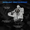 thumbnail image 6 of NAVOROGE Replacement Part OE 21-5341 56100RAAA01 56100-RAA-A01 56100RAAA01RM 56100-RAA-A01RM Compatible with Honda Accord L4 2.4L 2003-2005 Power Steering Pump, 6 of 7