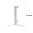 thumbnail image 2 of Projector Hanger Telescopic Shelf Ceiling Mount Projector Hanging Bracket for Ceiling Hangers, 2 of 5