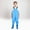 Blue, variant on Kids Chest Waders with Boots, Youth Waterproof Wader, PVC Waders for Toddler Children with Reflect Safety Band