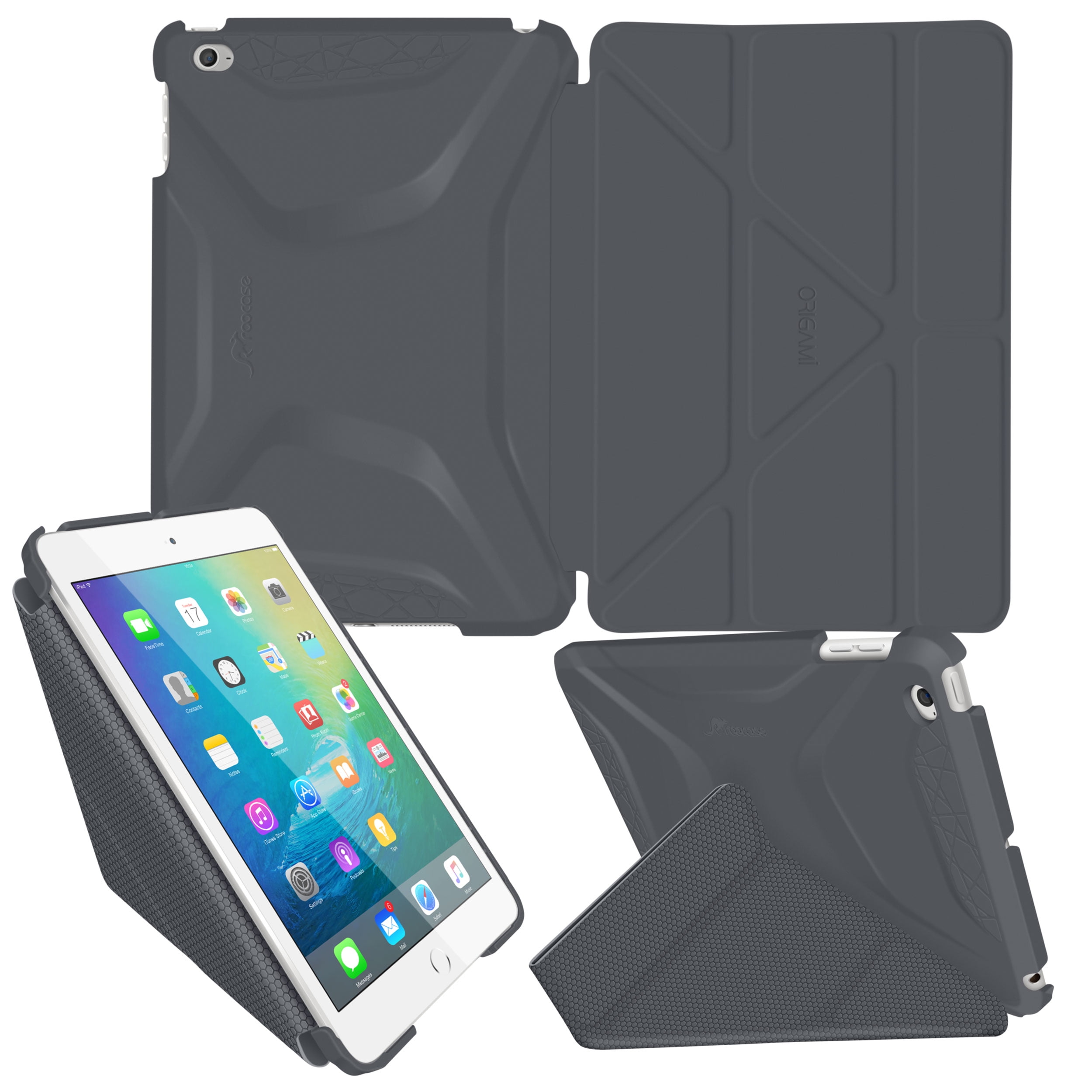 iPad Mini 4 Case roocase Origami 3D iPad Mini 4 Slim