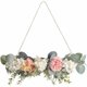 thumbnail image 1 of Adorno de flores artificiales Guirnalda decorativa de estilo nórdico Colgante de pared Adorno colgante de peonía Colgante Adorno de pared Primavera Pascua Boda Adorno para el hogar Restaurante Café, 1 of 5