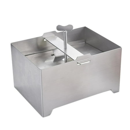 

FensXil Tofu Presses Tofu Stainless Tofu Presses Adjustable Paneer Maker With Drain Hole And Drip Tray 16*12*9cm Cheese For Making 1kg Tofu Cheese Biscuit Moulds