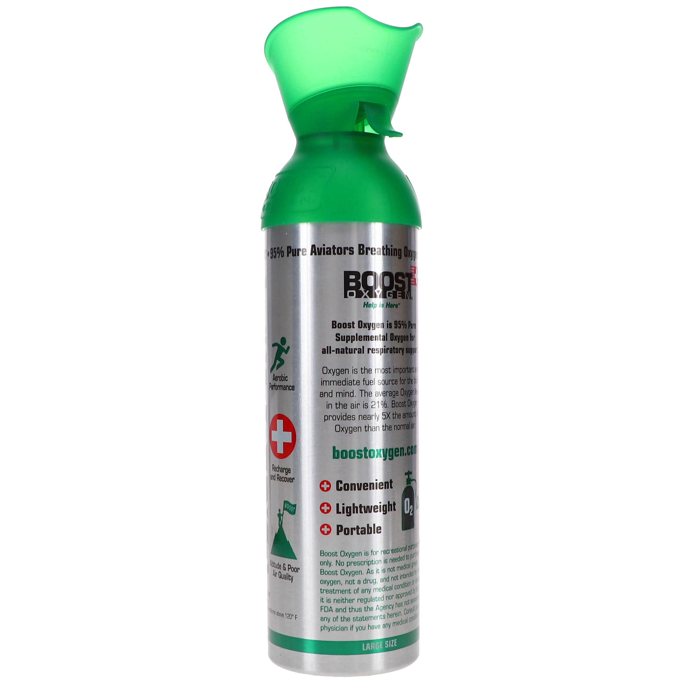 Boost Oxygen Portable Canned Oxygen, Natural, 10L