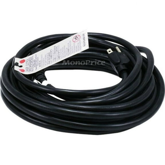Monoprice 3-Prong Power Cord - 25 Feet - Black | NEMA 5-15P to IEC 60320 C13, 14AWG, 15A