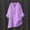 Purple, variant on Ladies Shirts Summer Top for Women Tennis Shirts Womens Loose Buttons Down Blouse Tops Solid Casual Long Sleeve Shirt Blouse Purple M