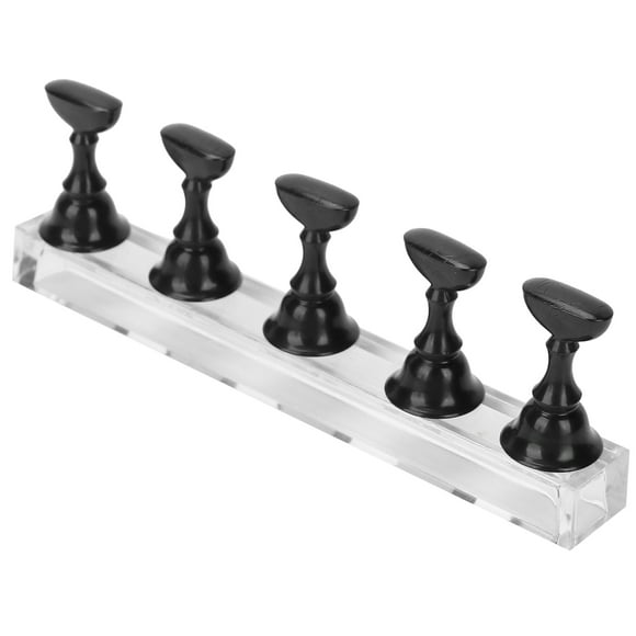 Soporte para uñas para pintar uñas, Soporte para práctica de exposiciónica de arte de uñas, Soporte para uñas, soporte para uñas para prensas, Soporte magnético para puntas de