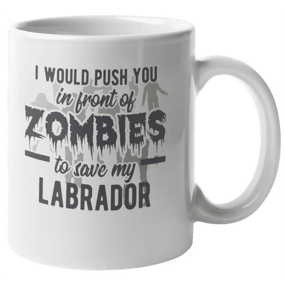 I Would Push You for My Labrador Coffee & Tea Mug for Dog Lover (11oz)