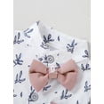 thumbnail image 4 of CARETOO Boy Clothes Newborn Formal Outfit Shirt Bowtie Suspender Pants Hat Cotton Fabric 4pcs Set, 4 of 16