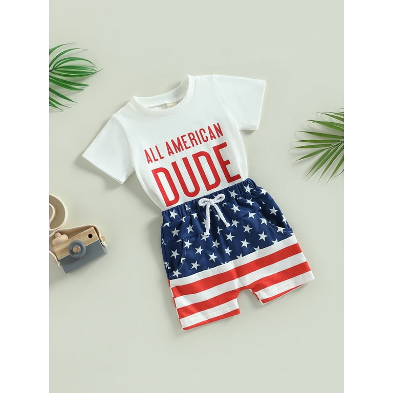 4th of july boy cheap outfits