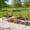 Navy, variant on GVN 3 Pieces Outdoor Furniture Set, Deluxe Outdoor Patio with Soft Seat Cushions-Gray