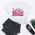 thumbnail image 4 of Axdhxbd Breast Cancer Shirts for Women Loose Casual Short Sleeve Crew Neck Tshirts Pink Ribbon Graphic Tees Breast Cancer Awareness Tops White XL, 4 of 4