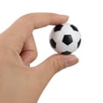 thumbnail image 2 of Spptty Ballon de Soccer de Table de Remplacement Mini en Plastique Noir et Blanc, 2 of 8