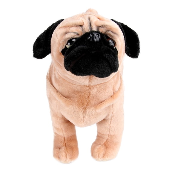 CRILSTYLEO Toy Stuffed Animal Plush Dog Beige 1Pack Sleep Time