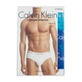 thumbnail image 3 of Men's Calvin Klein 3-Pack Cotton Stretch Hip Briefs - Blue - L, 3 of 3