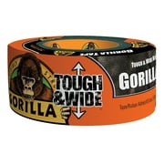 Gorilla 25 Yard Black Duct Tape Tough & Wide Single Roll