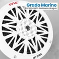 thumbnail image 4 of Bocinas Marinas Dobles de 5.25 Pulgadas Pyle, Sistema de Sonido Estéreo para Exteriores Resistente al Agua, 150W, 2 Vías, 1 Par, Blanco, 4 of 9