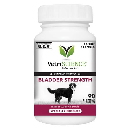 - VetriScience Laboratories Bladder Strength for Dogs, 90 Chewable Tablets
