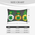 thumbnail image 6 of Balery Spring St Patrick’S Day Irish Gnomes Bedding Queen Pillow Cases - Envelope Closure - Soft Brushed Microfiber Fabric - Shrinkage and Fade Resistant Pillow Cases-14"x20", 6 of 9