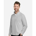 thumbnail image 2 of Devon & Jones DG425 Men's Raleigh Stretch Quarter-Zip Pullover-Grey-3XL, 2 of 6