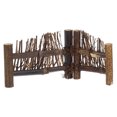 thumbnail image 1 of LITINKIMI Miniature Fence Model Decorative Fence Dark Brown 1Pcs for Outdoor Gardening, 1 of 7