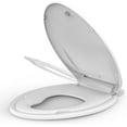 thumbnail image 1 of Potty training seat: built - in elongated toilet seat (19 pulgada), 2 - in - 1 con baby seat, soft - close, quiet, magnetic absorption, easy installation para bottom - fixing toilet, 1 of 7