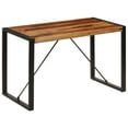 thumbnail image 2 of vidaXL Dining Table 47.2"x23.6"x29.9" Solid Sheesham Wood, 2 of 10