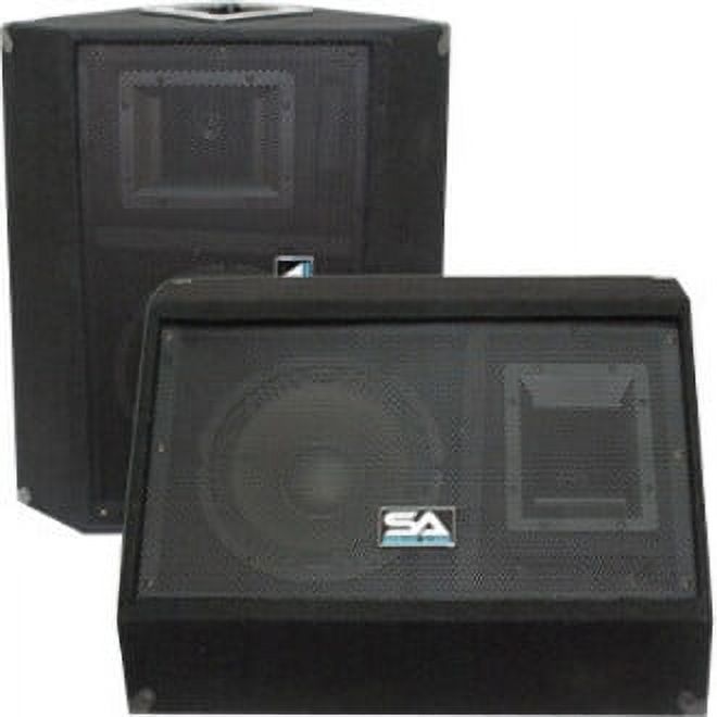 Seismic Audio SA-10MX 2-way Pole Mount, Floor Standing Speaker, 150 W RMS, Black