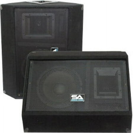 Seismic Audio SA-10MX 2-way Pole Mount, Floor Standing Speaker, 150 W RMS, Black
