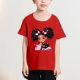 thumbnail image 2 of FFENYAN Summer Short Sleeve T-Shirt for Kids 3-12 Years with Girl Print - Casual T-shirts For Boys And Girls - Perfect for Summer Adventures and Daily Activities, 2 of 5