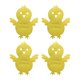 thumbnail image 2 of Bolsas portacubiertos con forma de pollo de Pascua | Juego de 4 piezas para decorar la mesa de Pascua | Fundas de tela reutilizables para cuchillos, tenedores y cucharas | Accesorios para banquetes, 2 of 6