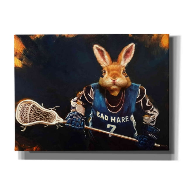 Epic Graffiti 'Game Face No. 2' by Lucia Heffernan, Canvas Wall Art, 16"x12"
