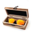 thumbnail image 4 of Portable Retro Glasses Container for Storage Use Made of Durable PP Light Brown 1 Pc, 4 of 5