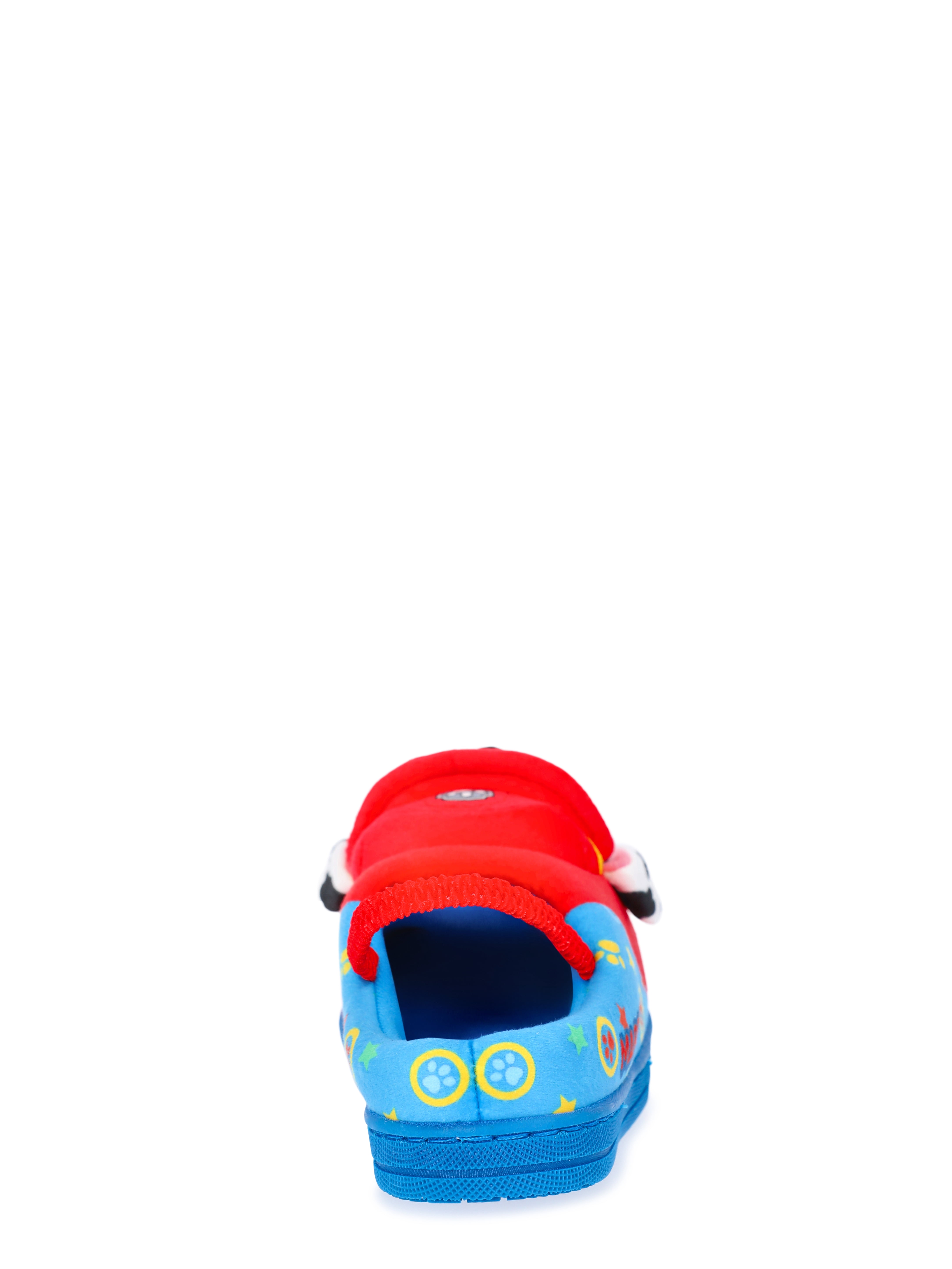Paw Patrol Toddler Boys' Chase and Marshall 3D Character Slippers with Back Strap