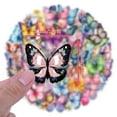thumbnail image 3 of 60 Pcs Ins Style Waterproof Butterfly Stickers For Luggage Scooter Laptop And More, High-Definition Reusable Durable Non-Marking Glue, Perfect For Diy Decoration And Gift Giving, 3 of 7