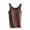 Coffee, variant on Women's Plus Size Cami Shaper Tummy Control Padded Bra Camisole Cami Ribbed Compression Tank Top Shapewear Body Shaper Tops