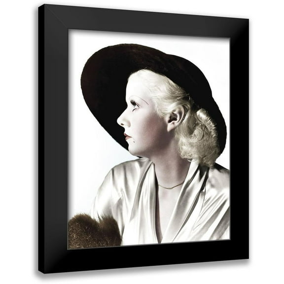 Hollywood Photo Archive 12x14 Black Modern Framed Museum Art Print Titled - Jean Harlow