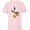 Soft Pink, variant on Disney Donald Duck Fit of Anger - Short Sleeve T-Shirt for Kids - Customized-White