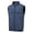 #142-Blue, variant on Mens Cooling Vest Fan Zipper Stand Collar Sleeveless Breathable for Outdoor Work Summer Gift