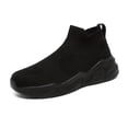 thumbnail image 4 of Men's Breathable Slip-On Sneakers - Casual Sneakers Suitable for Jogging, Round-Toe Lightweight with Cushioned MD Sole & Insole, Spring Summer Fall Casual Attire, Minimalist Sportswear (No Laces), 4 of 7