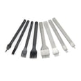 thumbnail image 2 of Prong Punch, Incisive Teeth 8 Pcs Leather Prong Punch Tool Complete Models  For Leathercraft, 2 of 8