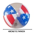 thumbnail image 2 of EGNMCR Independence Day PVC Thickened Inflatable Beach Ball For Water Pool Parties Plastics ball, 2 of 5
