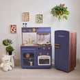 thumbnail image 2 of Teamson Kids Little Chef Normandy Wooden Play Kitchen with Modular Fridge, Sink, Oven & Pretend Play Accessories, Blue, 2 of 17