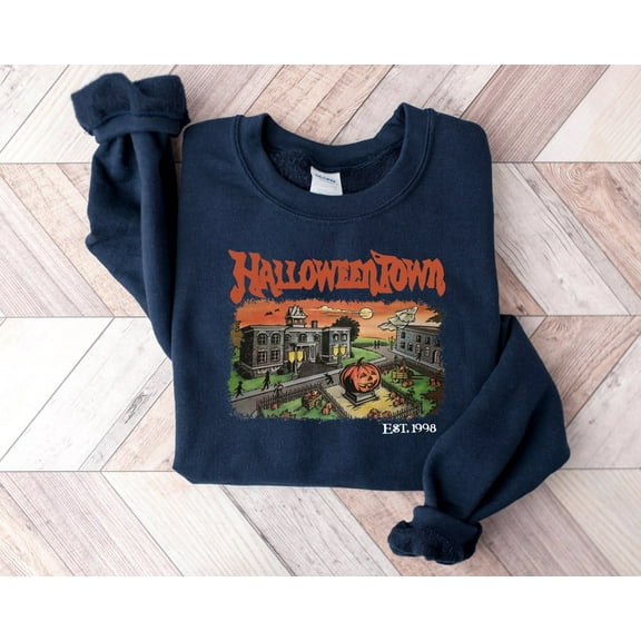 Halloweentown Est 1998 Sweatshirt, Halloweentown University, Retro Halloweentown Sweatshirt, Fall Sweatshirt, Halloween Sweatshirt
