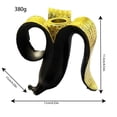 thumbnail image 3 of Banana Candlestick Gold Banana Peel Candlestick Resin Ornament Home Desktop Decoration, 3 of 5