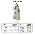 thumbnail image 2 of Ksruee Adult Rain Poncho Long Adults Rain Poncho with Sleeves Lightweight Trench Coats with Adjustable Drawstring Jacket for Cycling Backpacking Camping intensely, 2 of 9