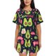 thumbnail image 1 of Fotbe Avocado Love Conjunto de Pijama Estampado para Mujer, 2 Piezas, Ropa de Dormir con Camiseta de Manga Corta y Shorts Suaves-Medium, 1 of 6